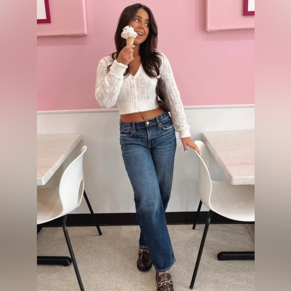 AE Barrel Leg Jeans Sz 000 short